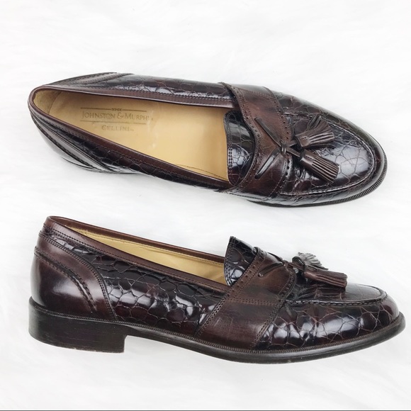 johnston murphy alligator shoes
